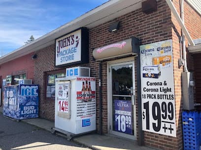 John's Package Store storefront
