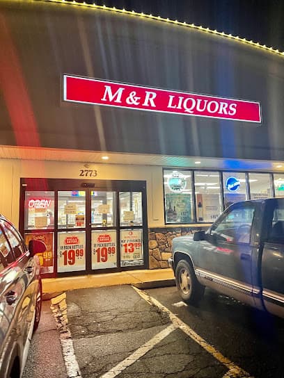 M & R Liquors storefront